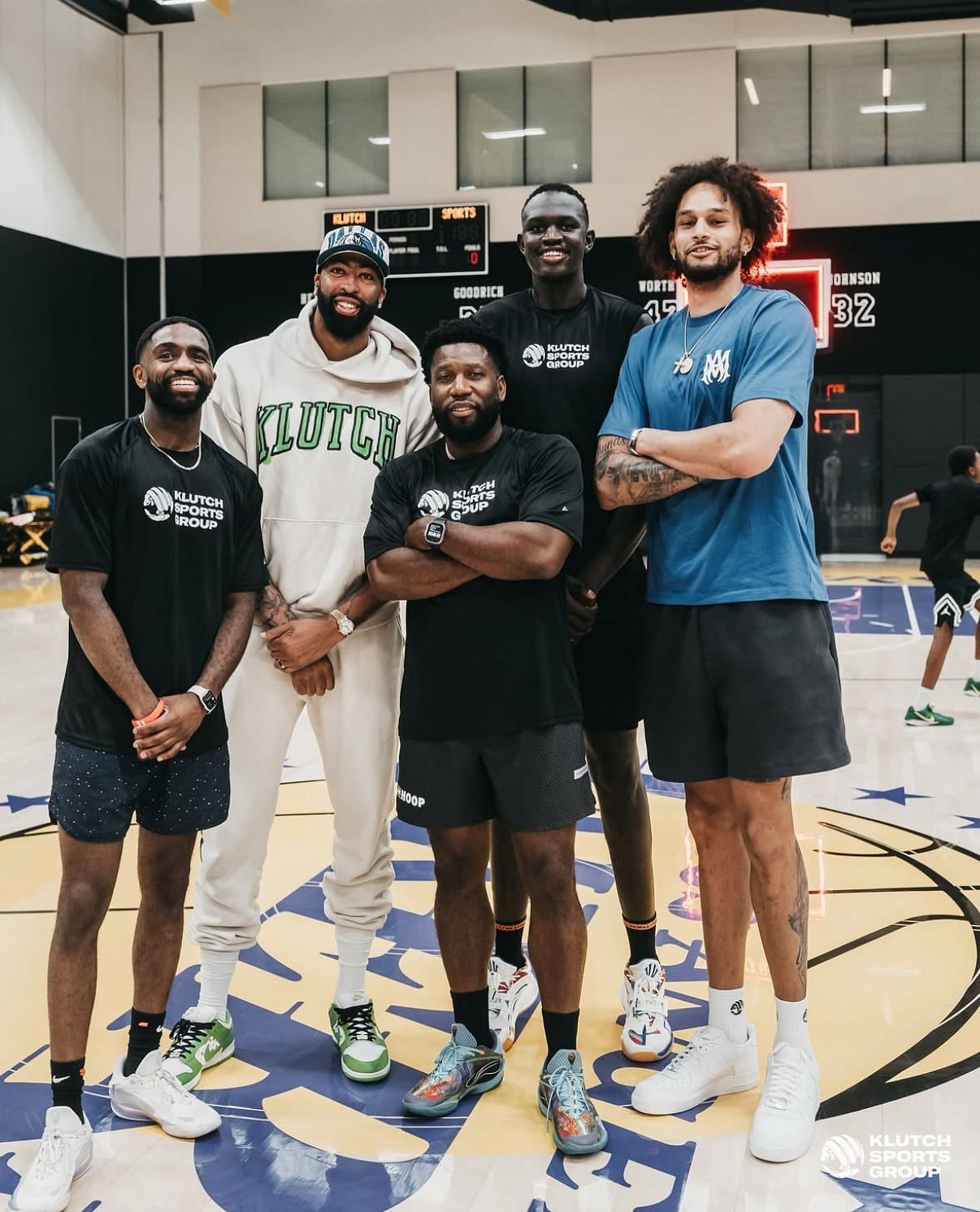 Khaman Maluach, Anthony Davis, Dereck Lively II via X